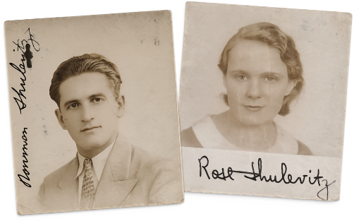 Norman and Rose Shulevitz portraits
